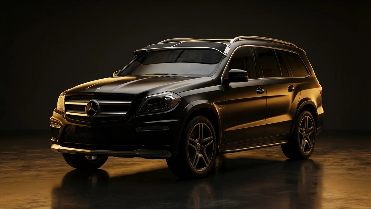 Mercedes-Benz GL63 AMG Car Windscreen Sunvisor - 1