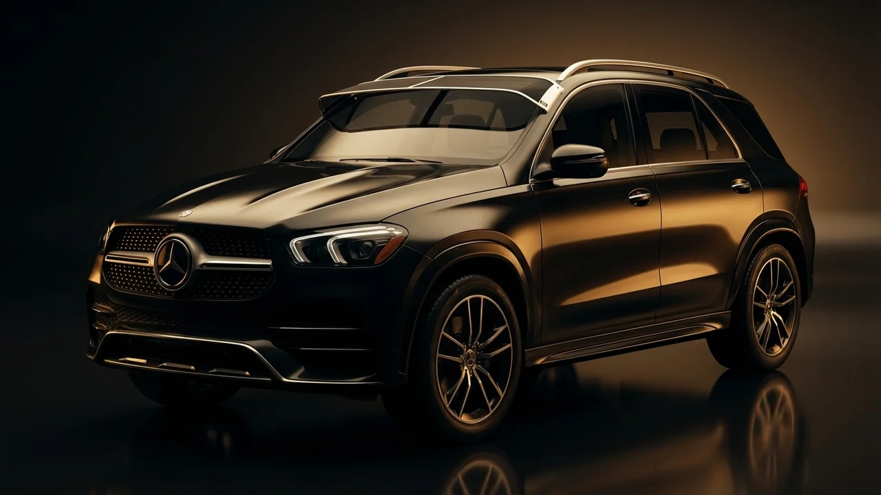 Mercedes-Benz GLE350d Car Windscreen Sunvisor - 1