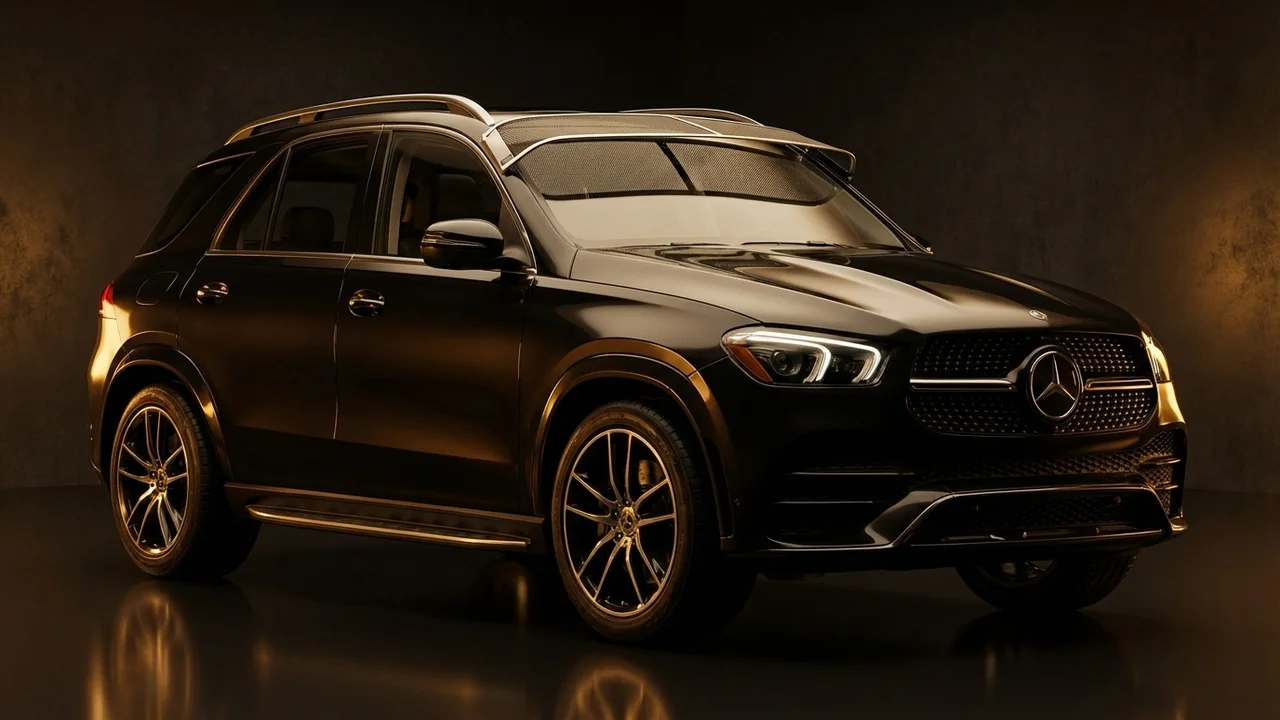 Mercedes-Benz GLE450e Car Windscreen Sunvisor - 1