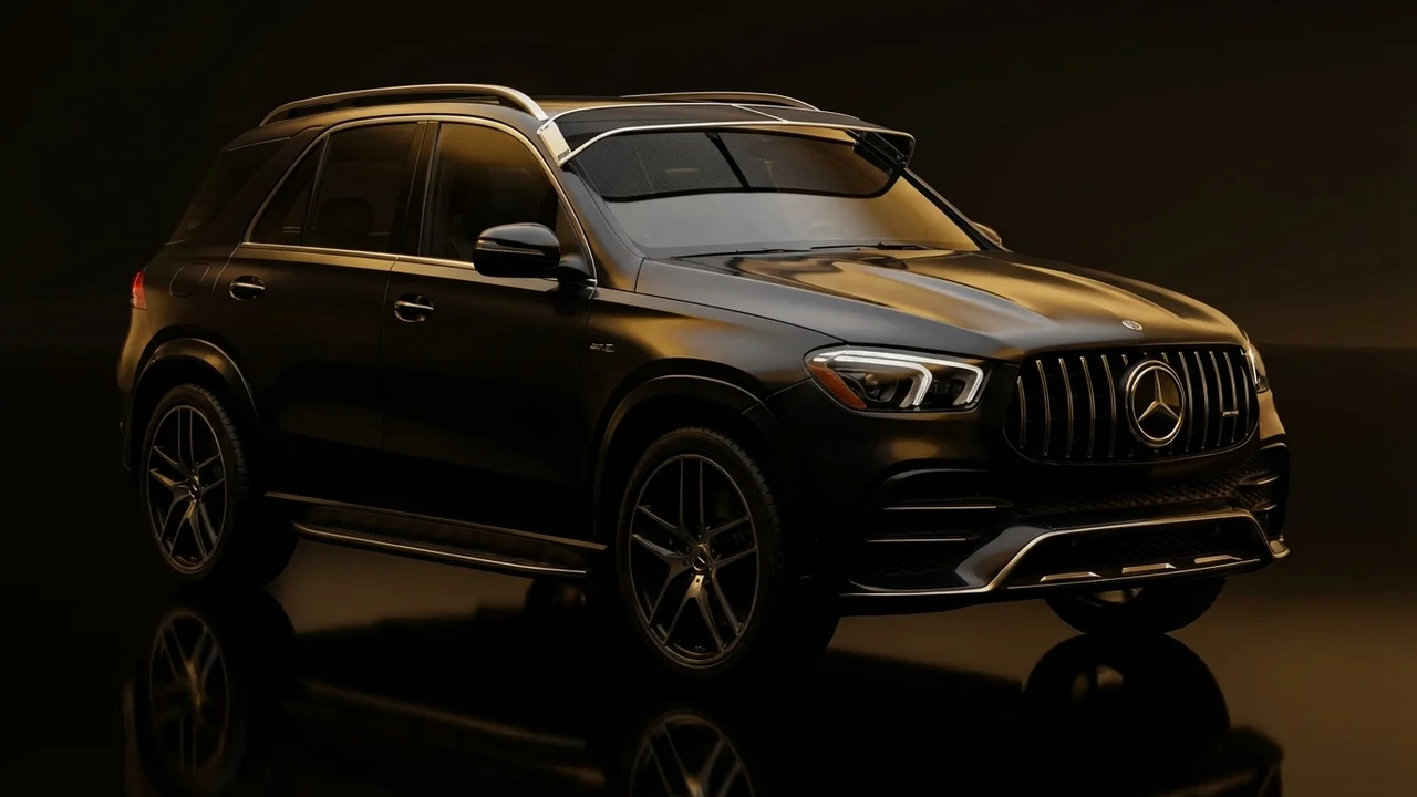 Mercedes-Benz GLE53 AMG Car Windscreen Sunvisor - 1