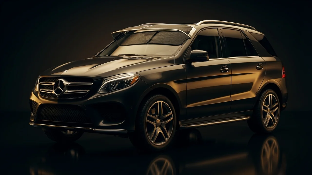 Mercedes-Benz GLE550 Car Windscreen Sunvisor - 1