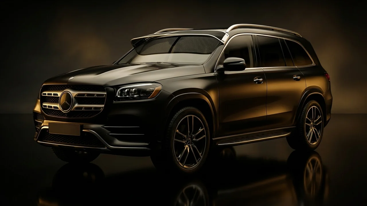 Mercedes-Benz GLS350d Car Windscreen Sunvisor - 1