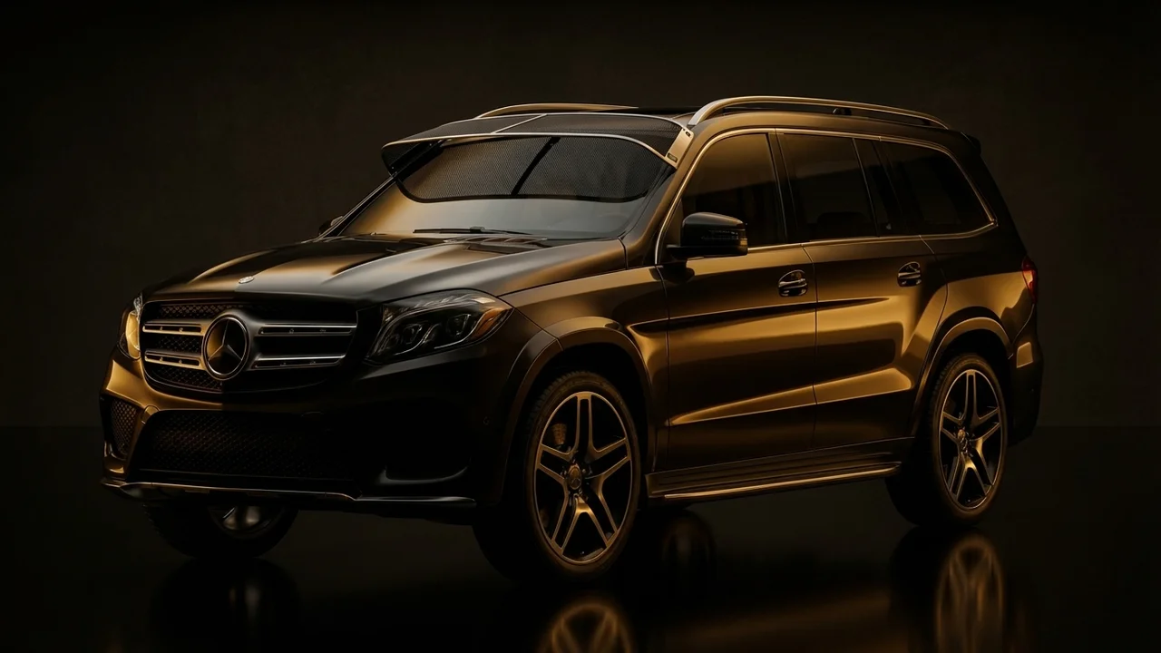 Mercedes-Benz GLS500 Car Windscreen Sunvisor - 1