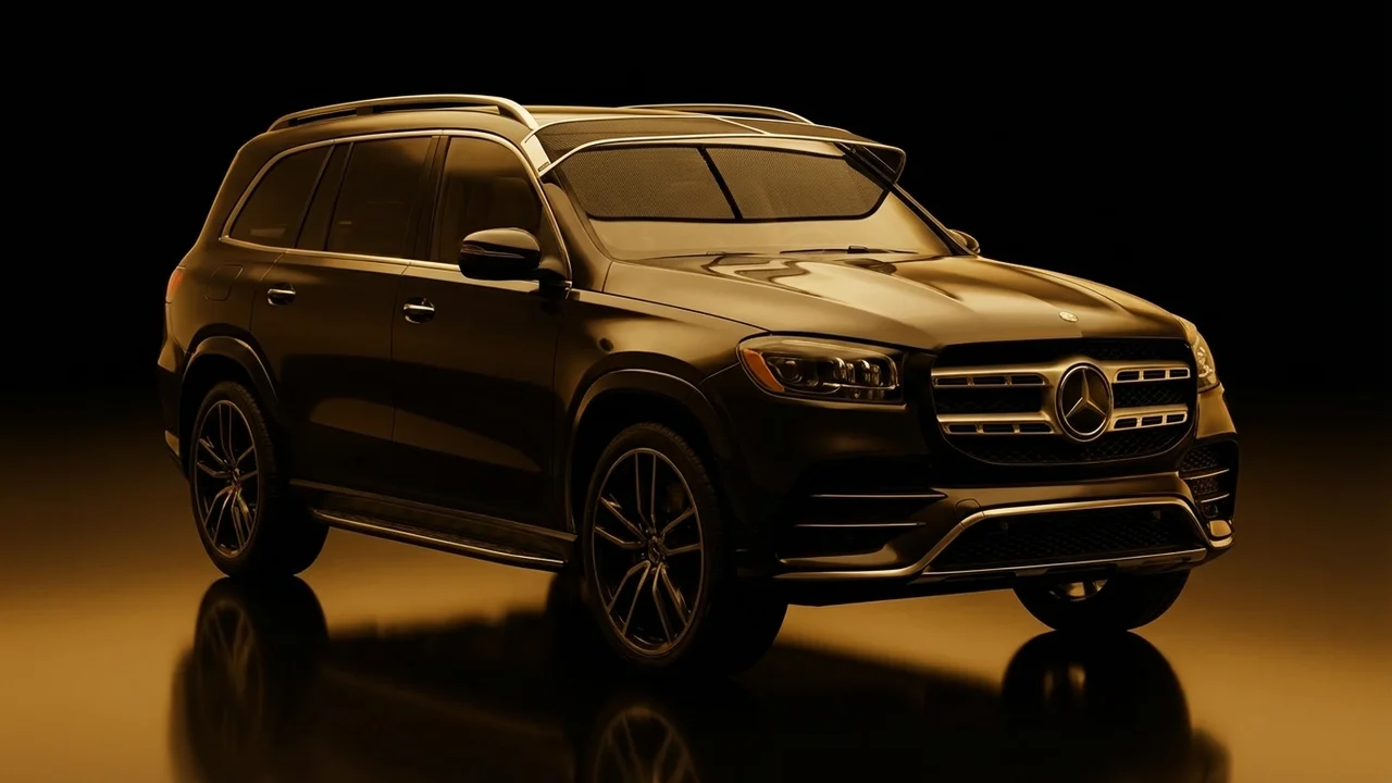 Mercedes-Benz GLS580 Car Windscreen Sunvisor - 1