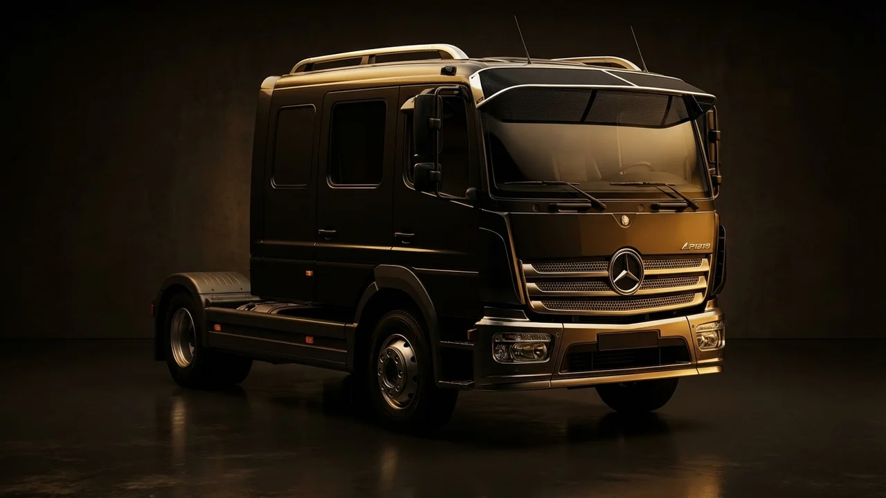 Mercedes-Benz LP1219 Car Windscreen Sunvisor - 1