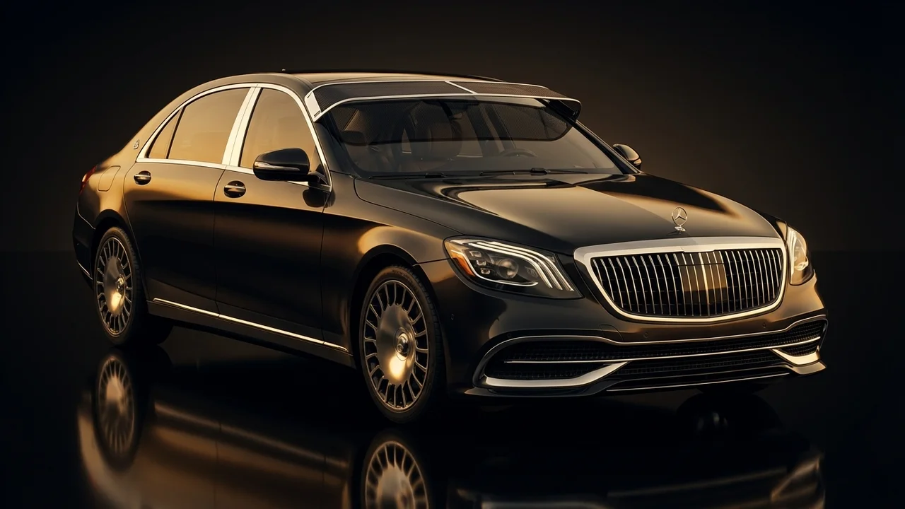 Mercedes-Benz Maybach S550 Car Windscreen Sunvisor - 1