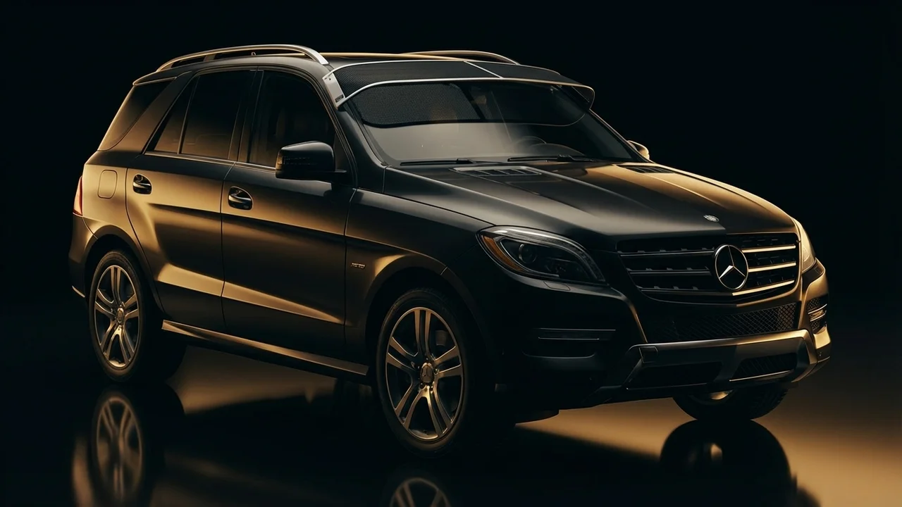 Mercedes-Benz ML550 Car Windscreen Sunvisor - 1