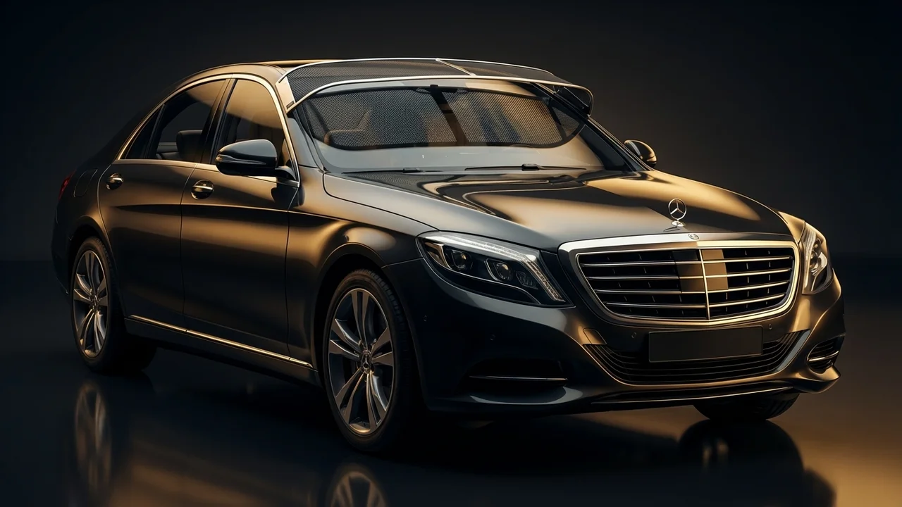 Mercedes-Benz S350 Car Windscreen Sunvisor - 1