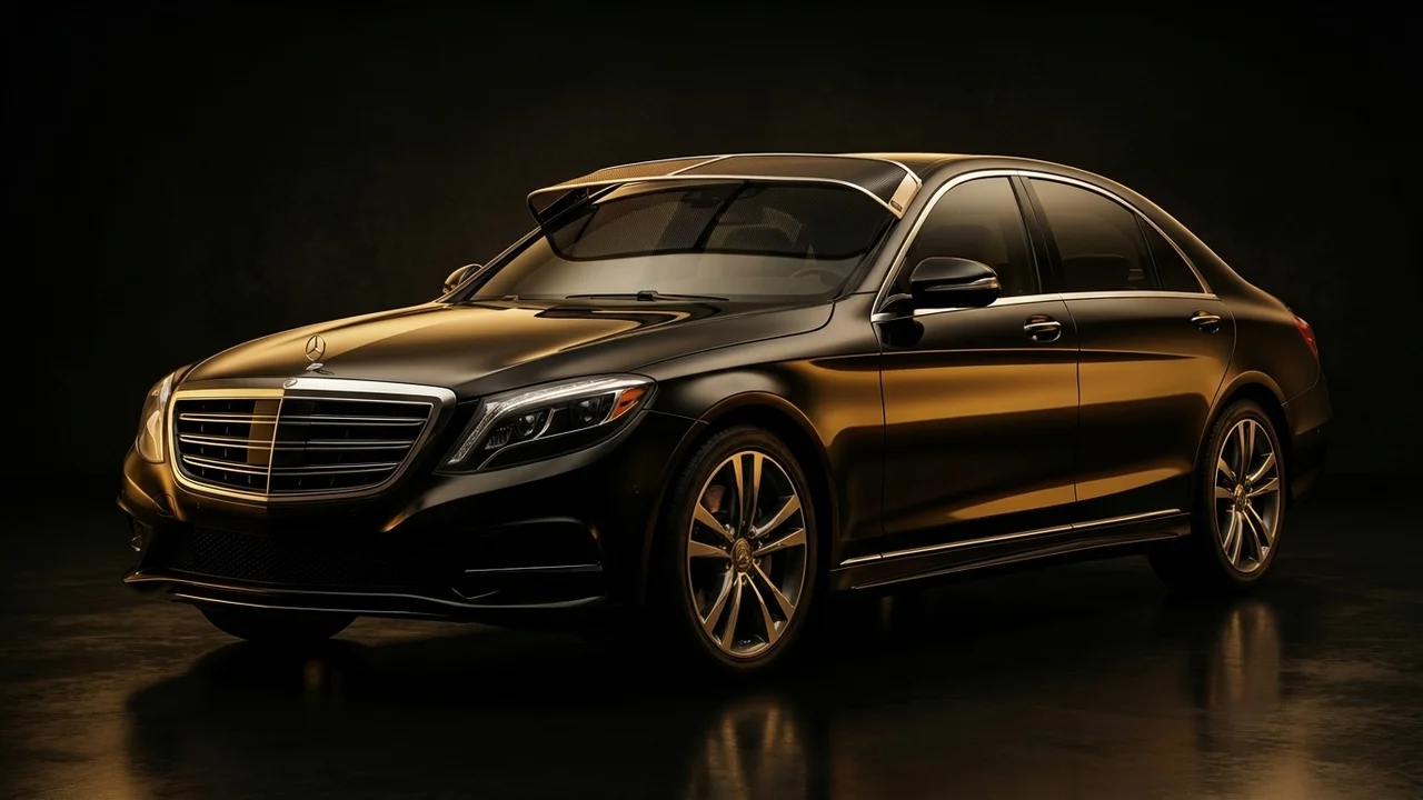 Mercedes-Benz S550 Car Windscreen Sunvisor - 1