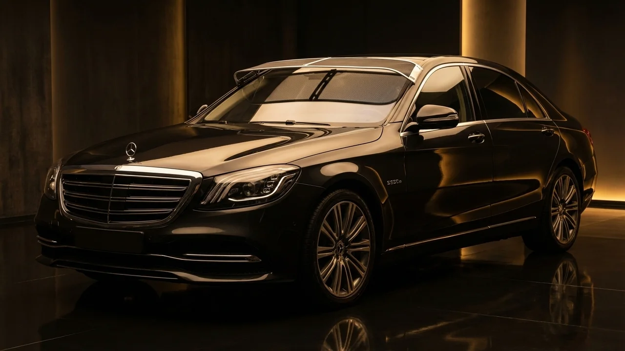 Mercedes-Benz S550e Car Windscreen Sunvisor - 1