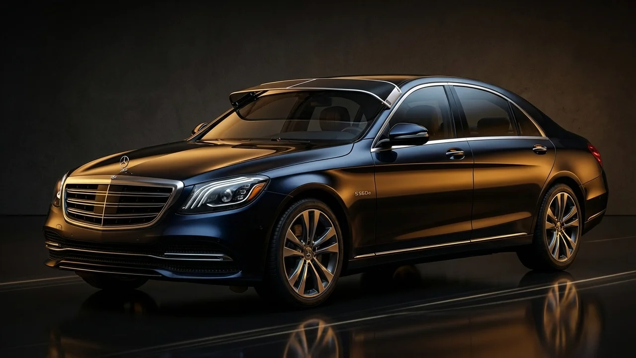 Mercedes-Benz S560e Car Windscreen Sunvisor - 1