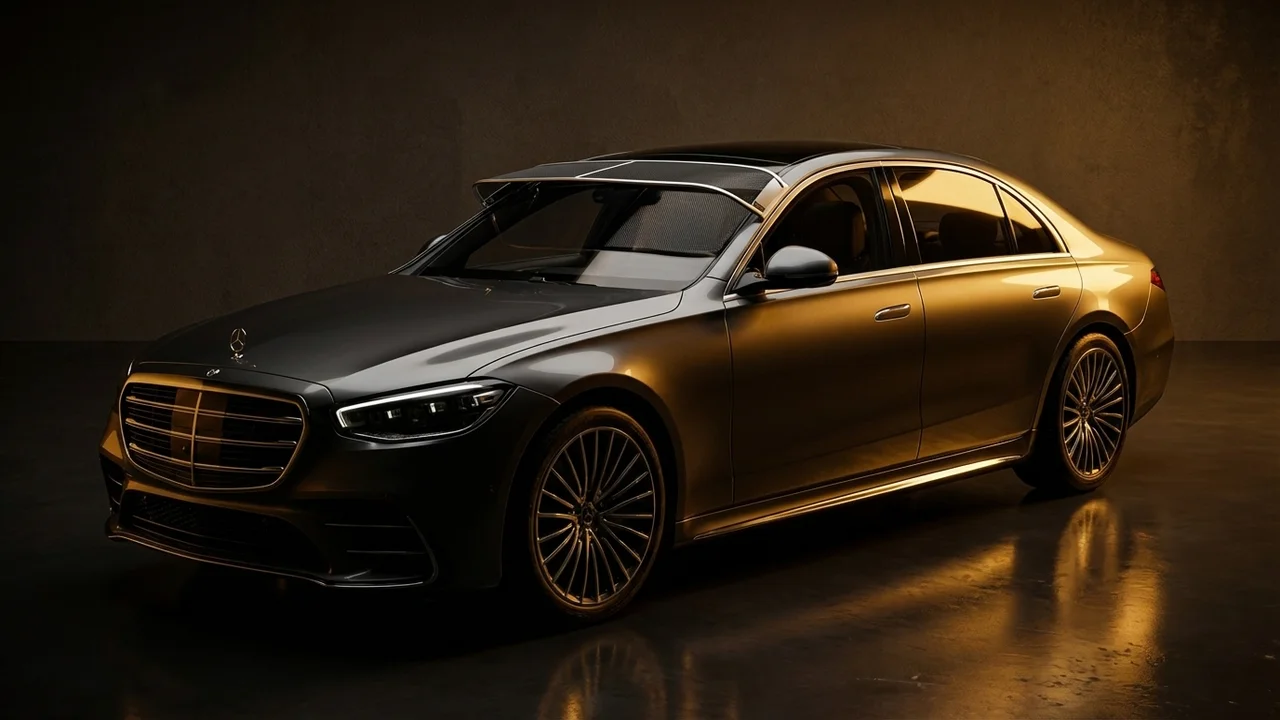 Mercedes-Benz S580 Car Windscreen Sunvisor - 1