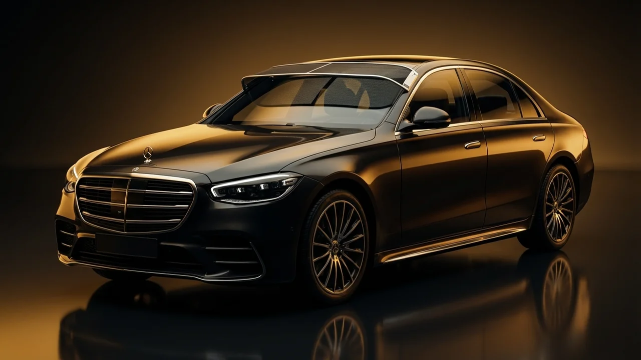 Mercedes-Benz S580e Car Windscreen Sunvisor - 1