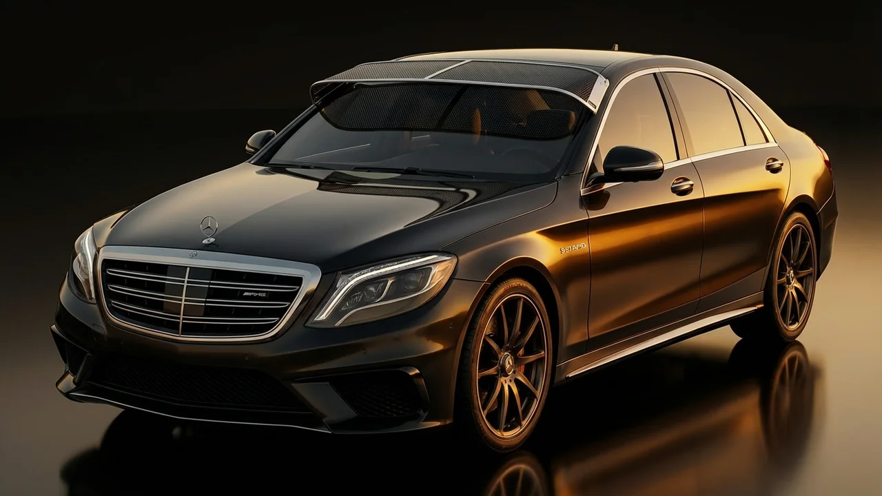 Mercedes-Benz S63 AMG Car Windscreen Sunvisor - 1