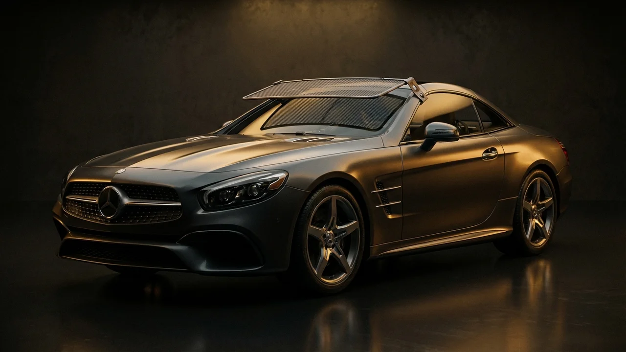 Mercedes-Benz SL450 Car Windscreen Sunvisor - 1