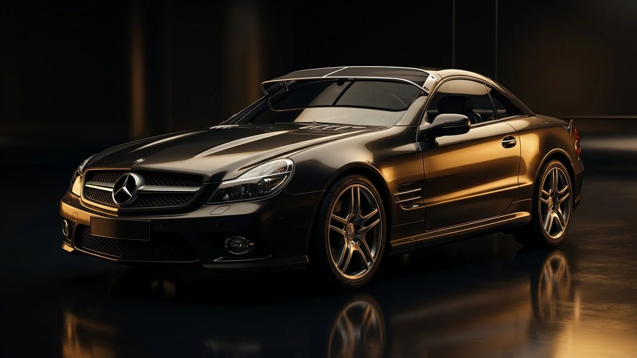 Mercedes-Benz SL60 AMG Car Windscreen Sunvisor - 1