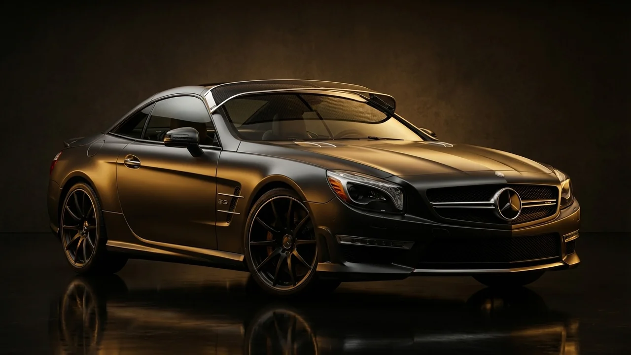 Mercedes-Benz SL63 AMG Car Windscreen Sunvisor - 1