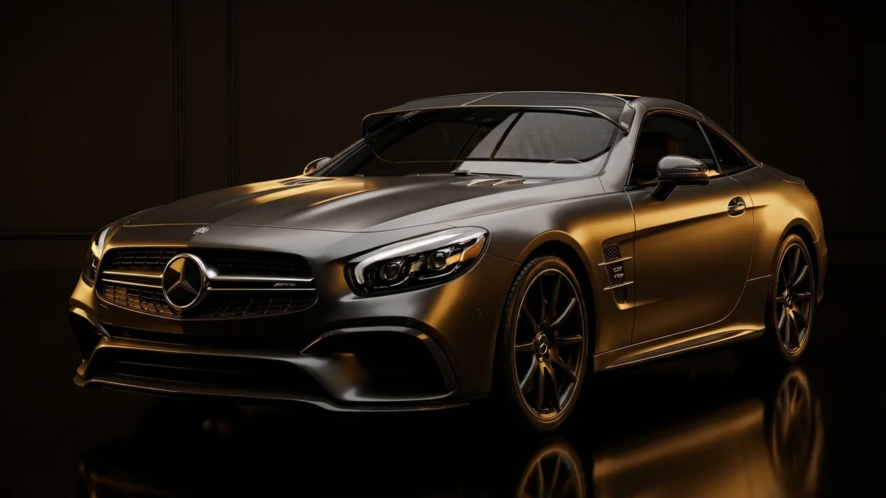 Mercedes-Benz SL65 AMG Car Windscreen Sunvisor - 1