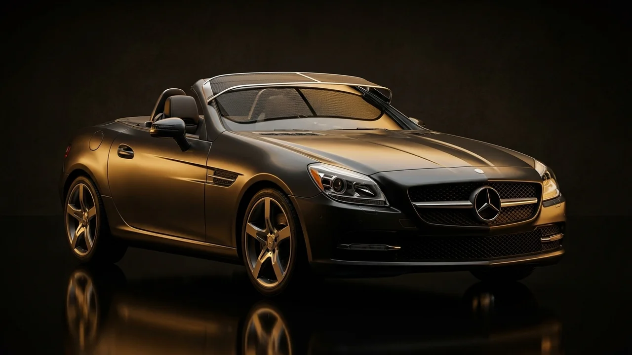 Mercedes-Benz SLK250 Car Windscreen Sunvisor - 1