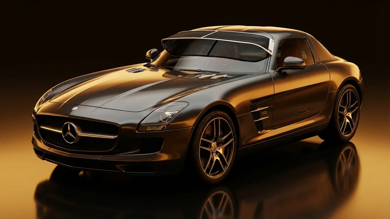 Mercedes-Benz SLS AMG Car Windscreen Sunvisor - 1