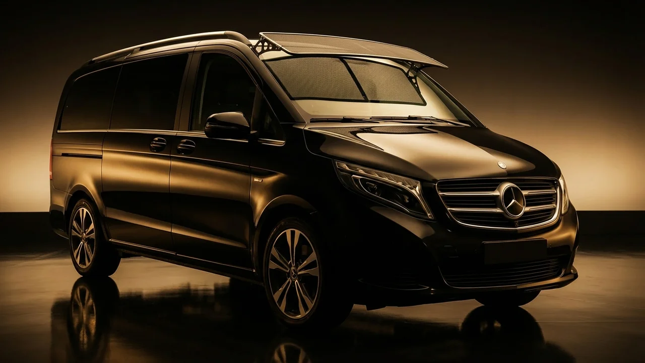 Mercedes-Benz V220d Car Windscreen Sunvisor - 1