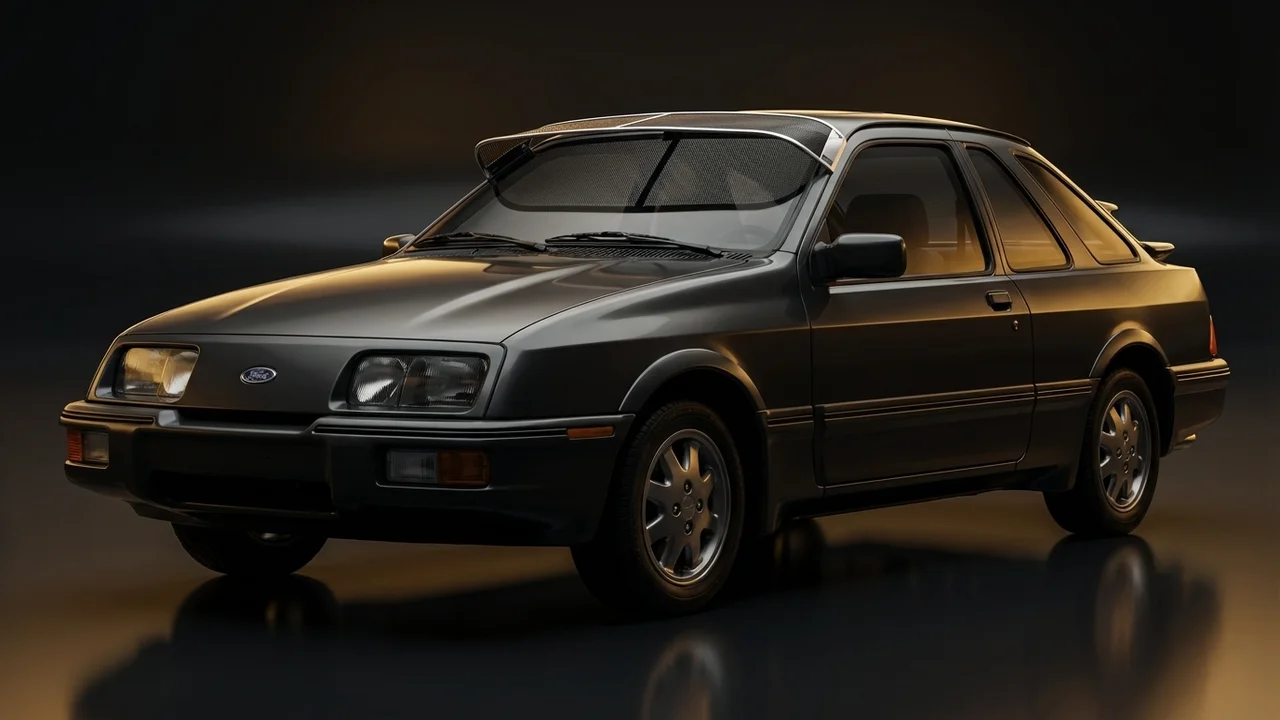 Merkur XR4Ti Car Windscreen Sunvisor - 1