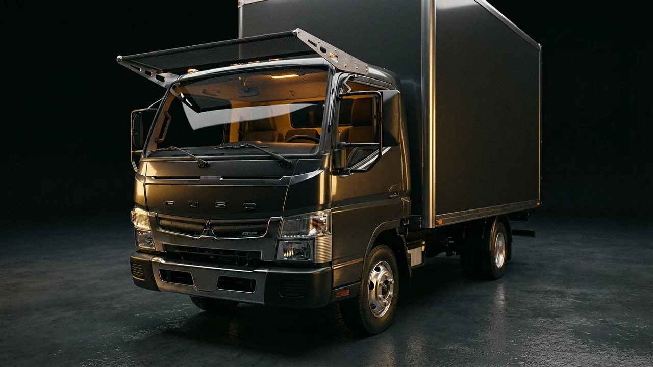 Mitsubishi Fuso FE125 Car Windscreen Sunvisor - 1