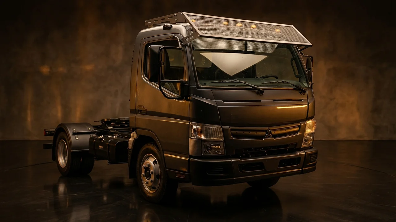 Mitsubishi Fuso FE145CC Car Windscreen Sunvisor - 1