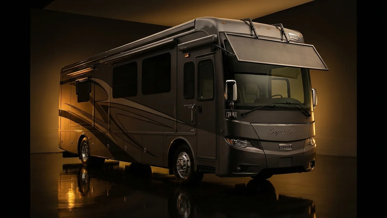 Newmar Super Star Car Windscreen Sunvisor - 1