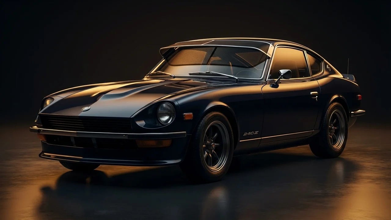 Nissan 240Z Car Windscreen Sunvisor - 1