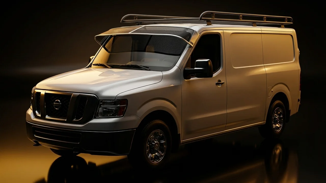 Nissan NV3500 Car Windscreen Sunvisor - 1