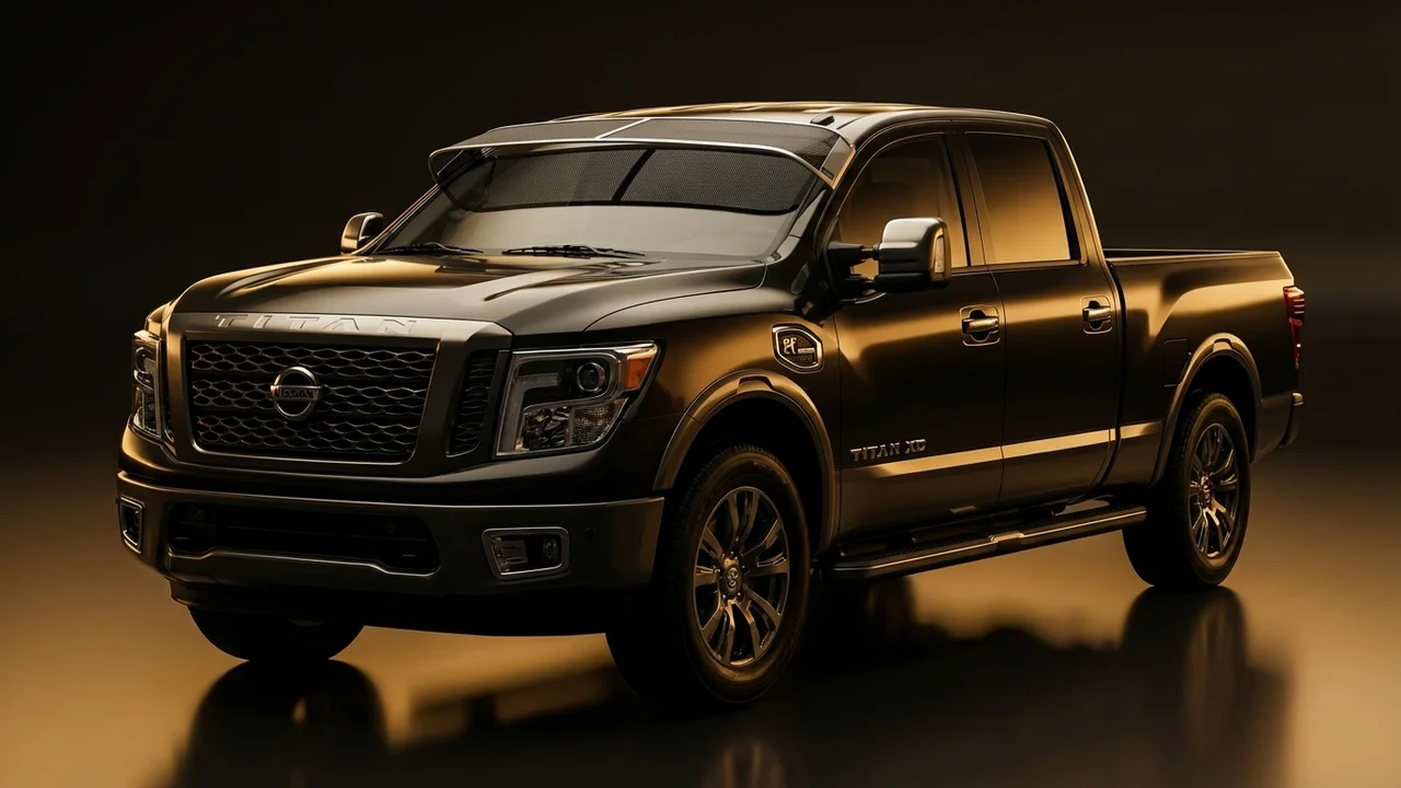 Nissan TITAN XD Car Windscreen Sunvisor - 1