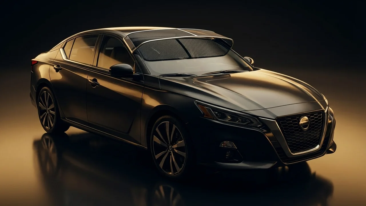 Nissan V-Drive Car Windscreen Sunvisor - 1