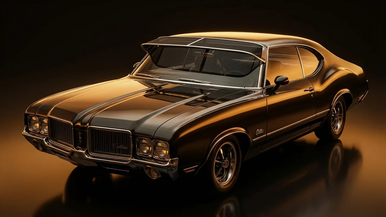 Oldsmobile Cutlass Salon Car Windscreen Sunvisor - 1