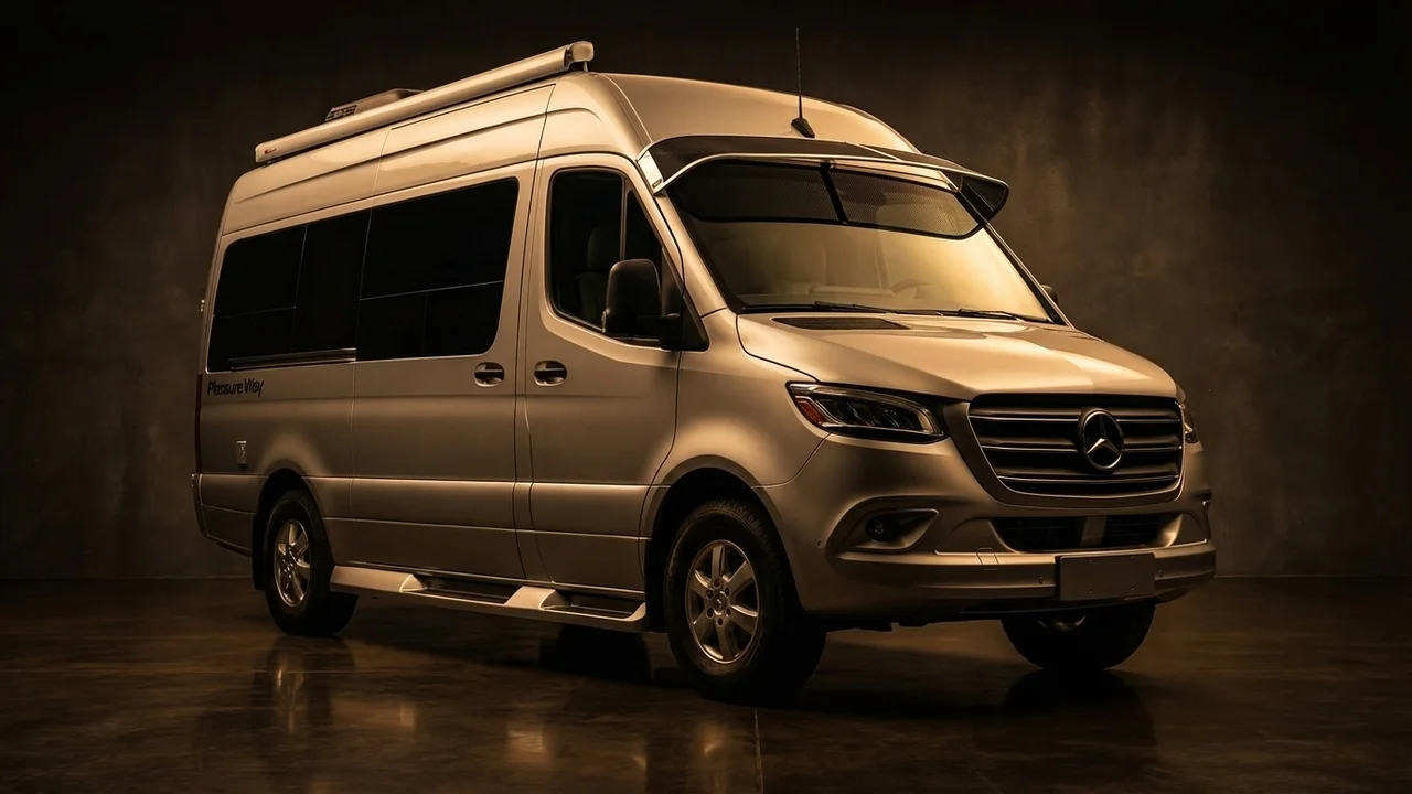 Pleasure-Way Plateau Car Windscreen Sunvisor - 1