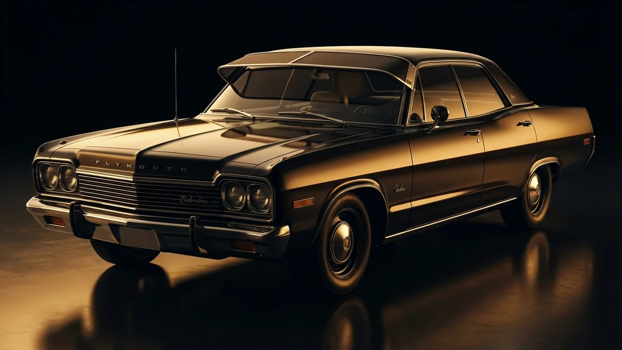 Plymouth Belvedere Car Windscreen Sunvisor - 1