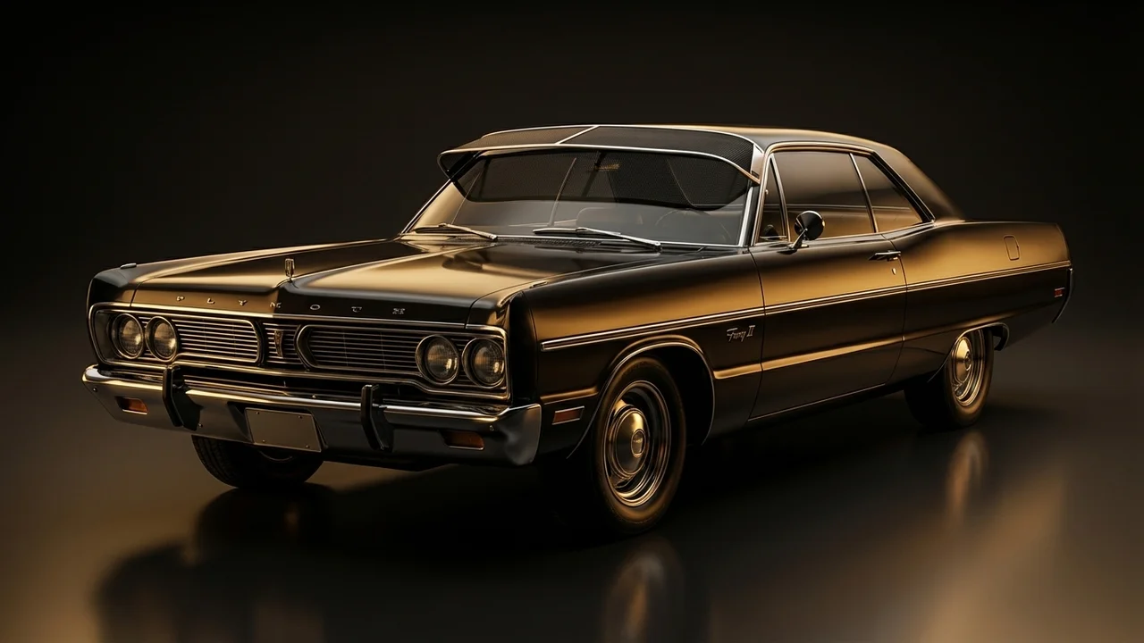 Plymouth Fury II Car Windscreen Sunvisor - 1