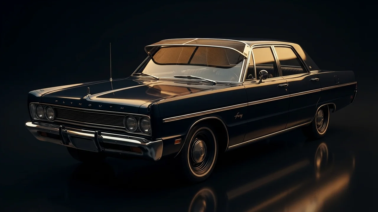 Plymouth Fury III Car Windscreen Sunvisor - 1