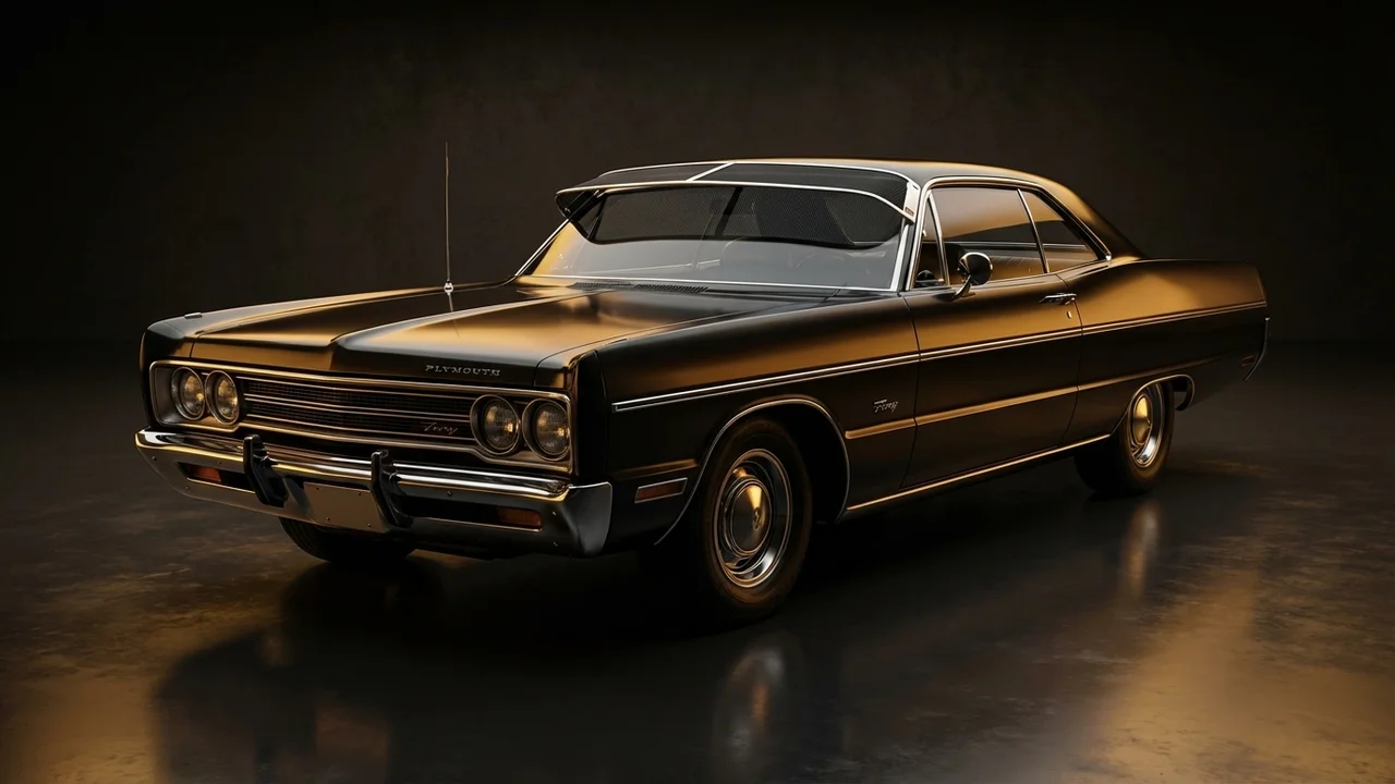 Plymouth Fury Car Windscreen Sunvisor - 1