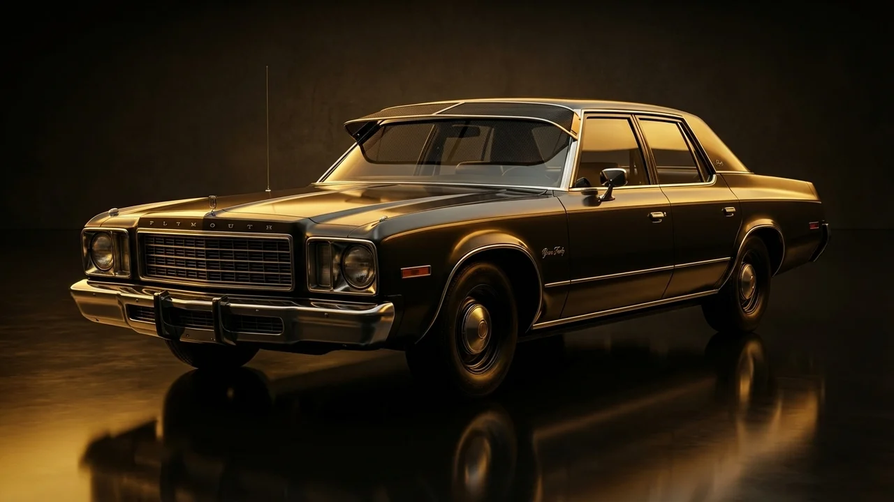 Plymouth Gran Fury Car Windscreen Sunvisor - 1