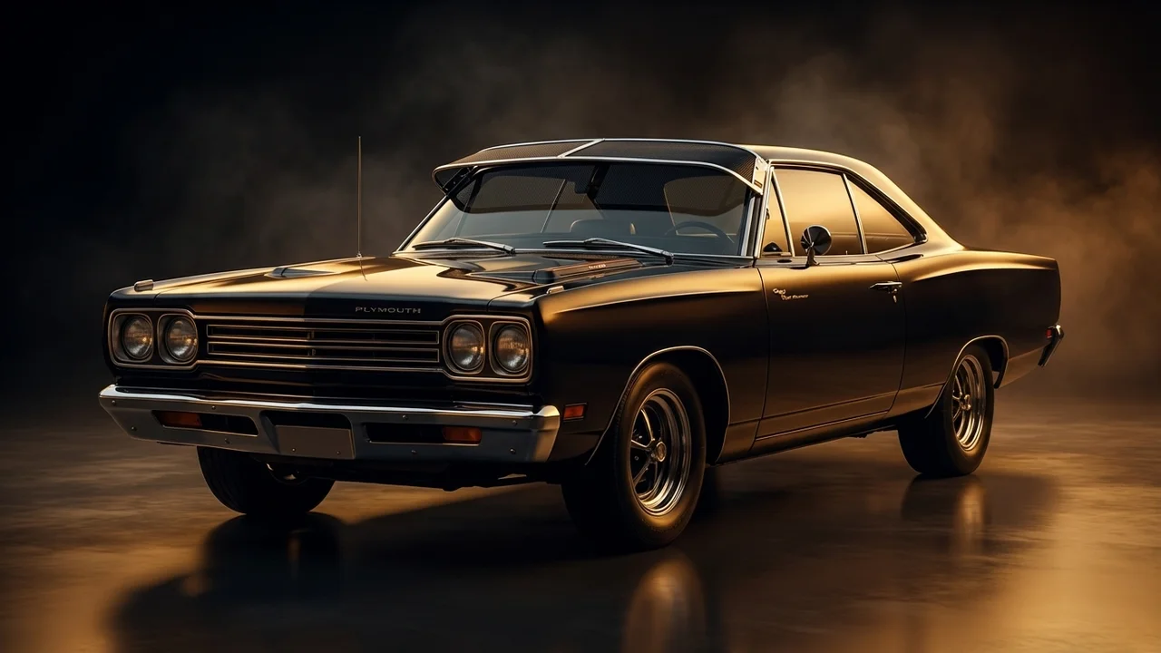 Plymouth Road Runner Car Windscreen Sunvisor - 1