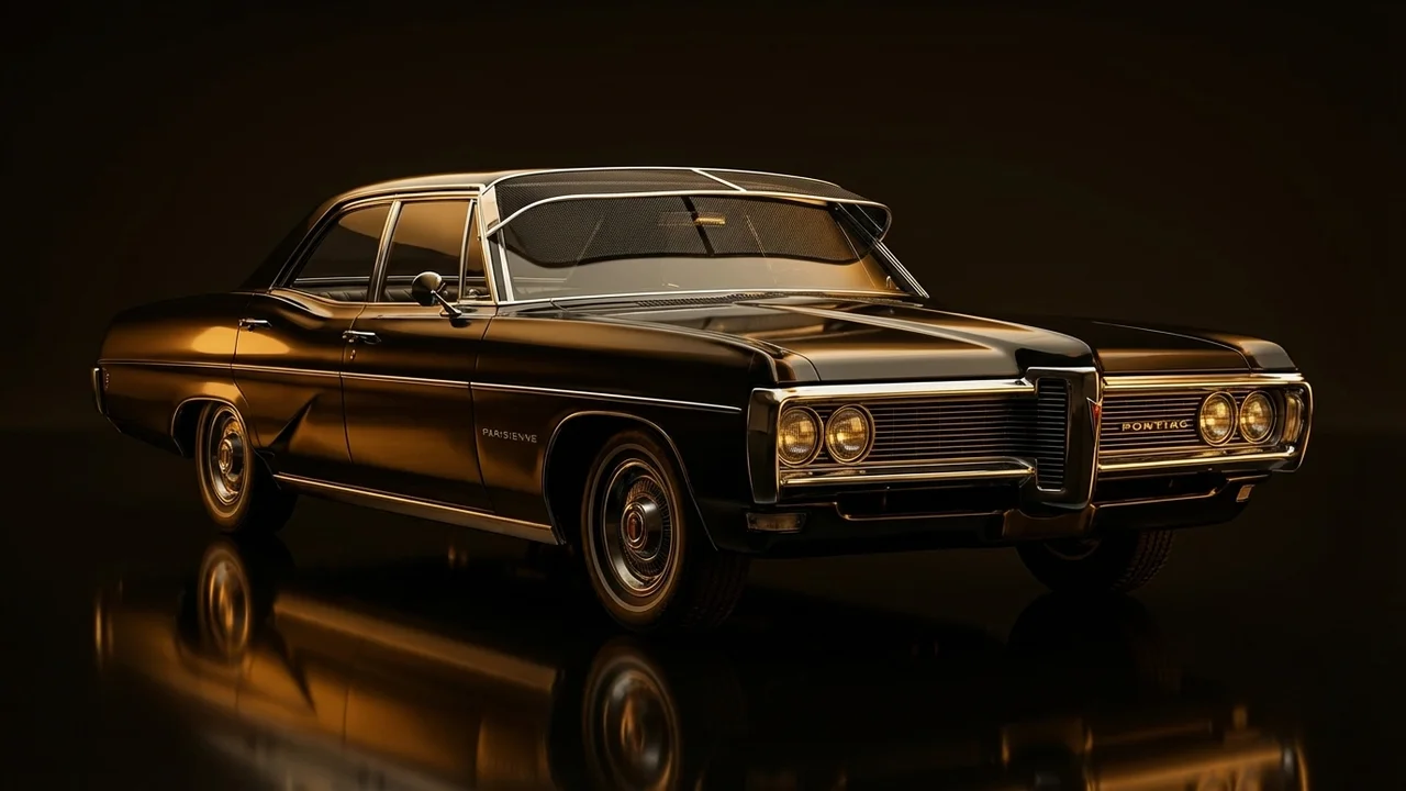 Pontiac Parisienne Car Windscreen Sunvisor - 1