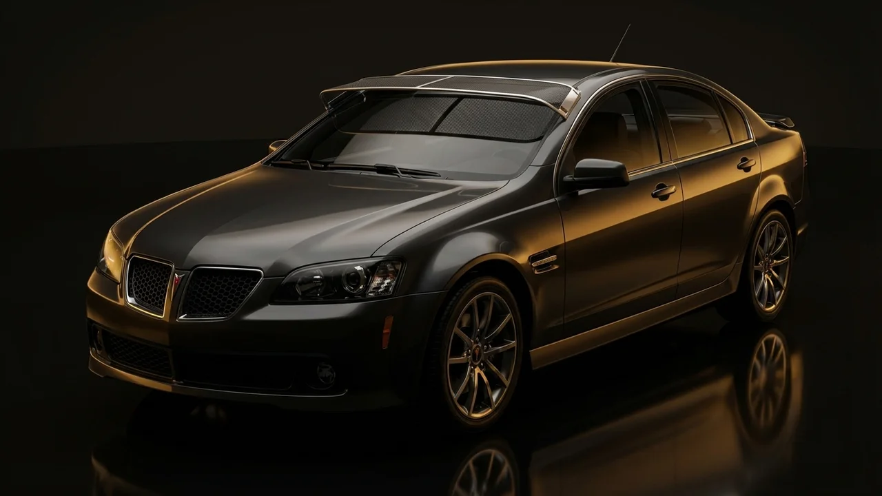 Pontiac Pursuit Car Windscreen Sunvisor - 1