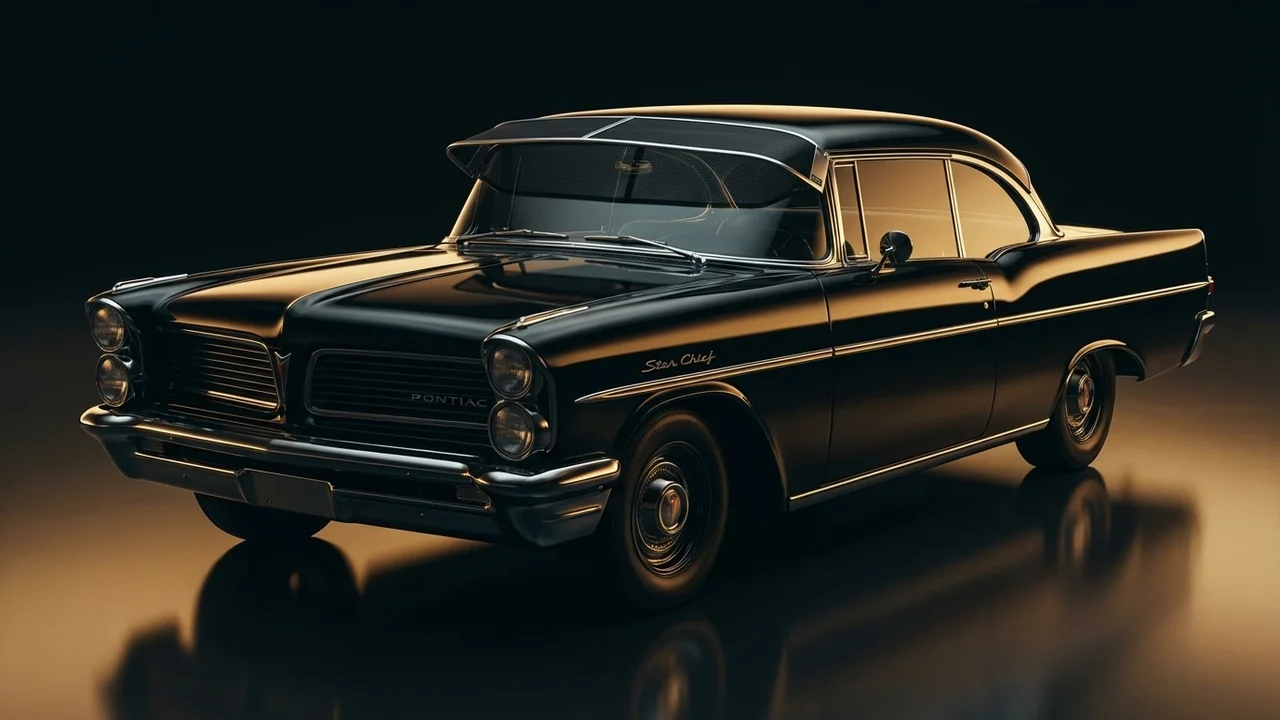 Pontiac Star Chief Car Windscreen Sunvisor - 1