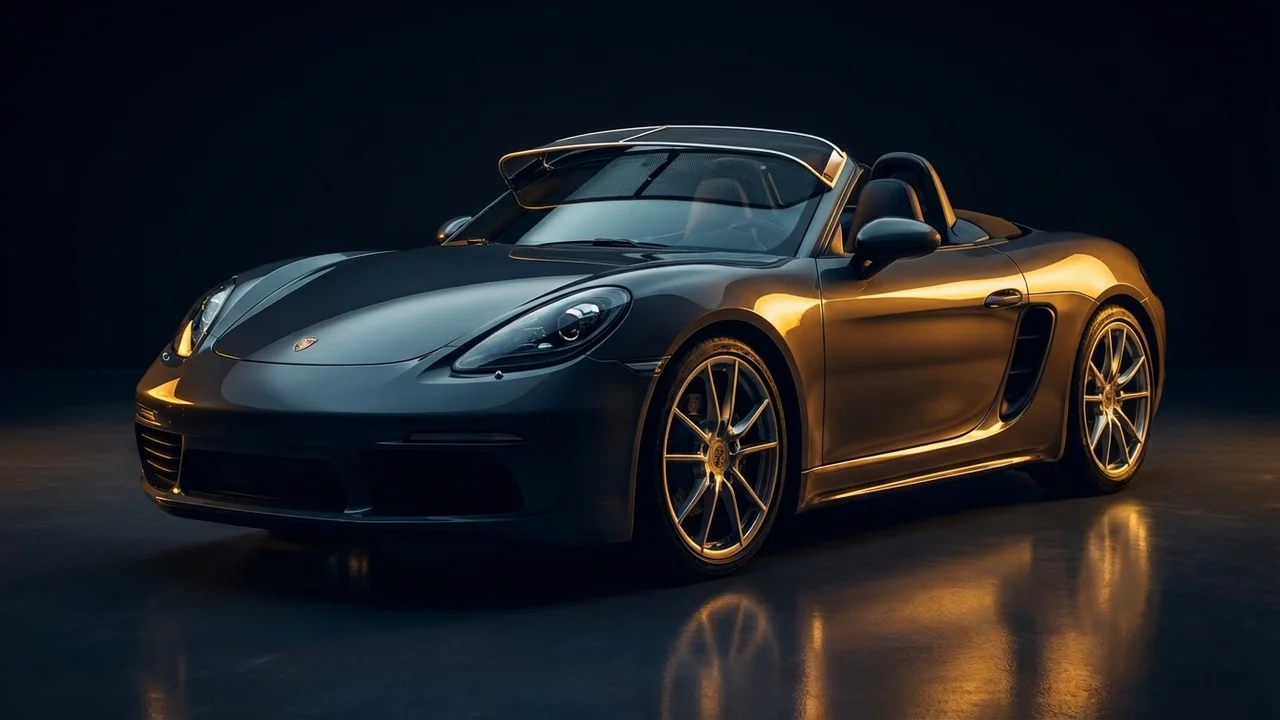 Porsche 718 Boxster Car Windscreen Sunvisor - 1