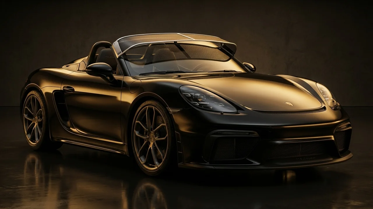 Porsche 718 Spyder Car Windscreen Sunvisor - 1