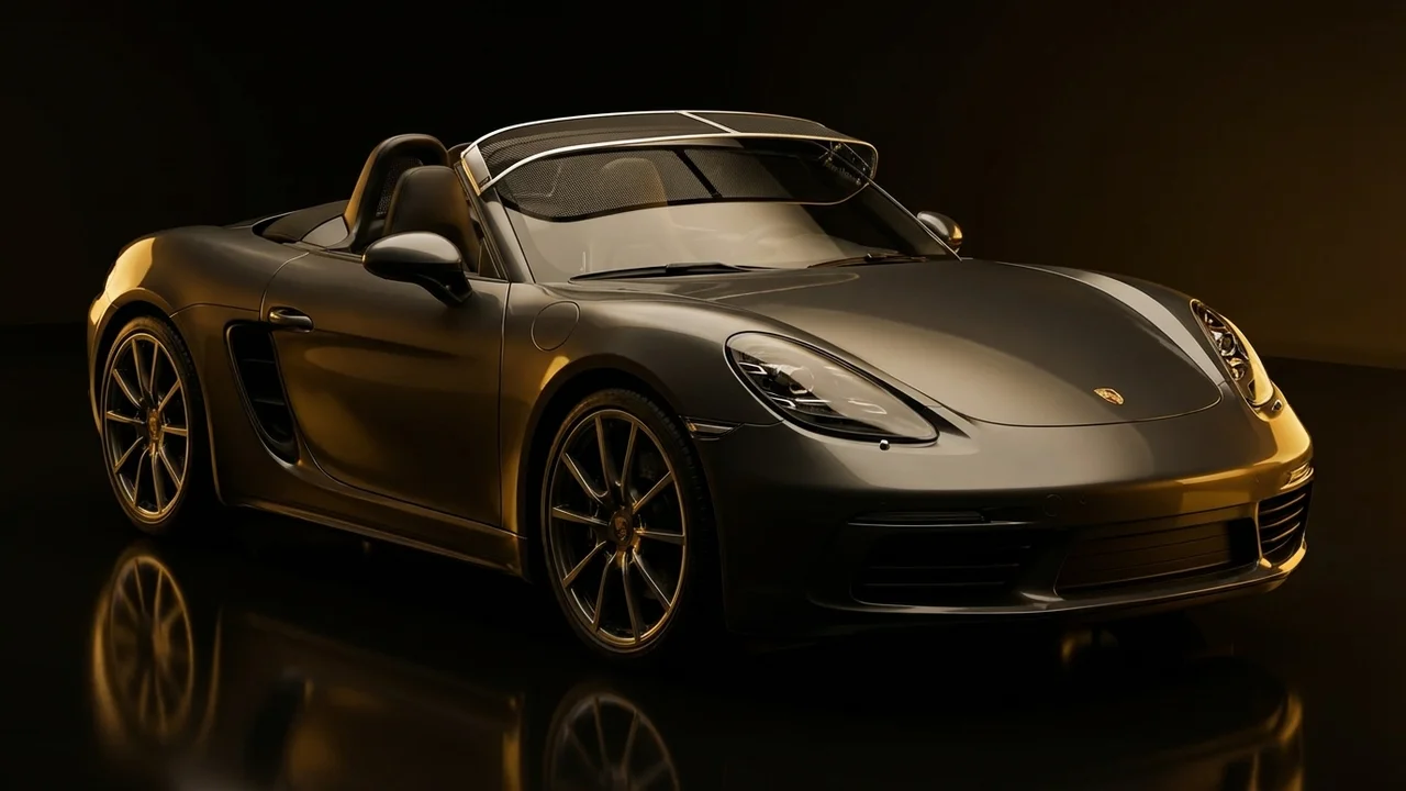 Porsche Boxster Car Windscreen Sunvisor - 1