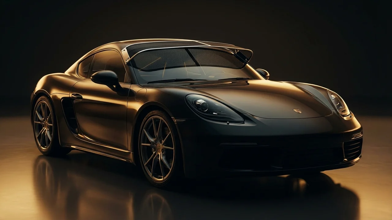 Porsche Cayman Car Windscreen Sunvisor - 1