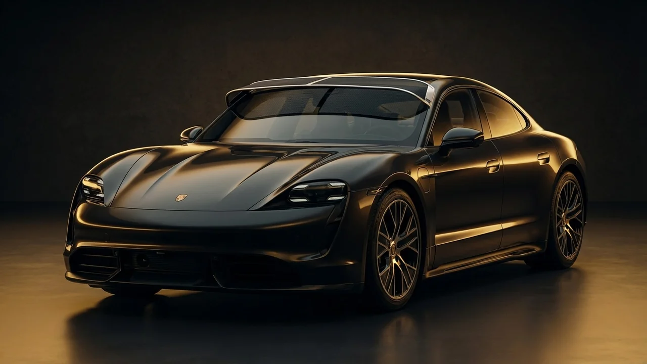 Porsche Taycan Car Windscreen Sunvisor - 1