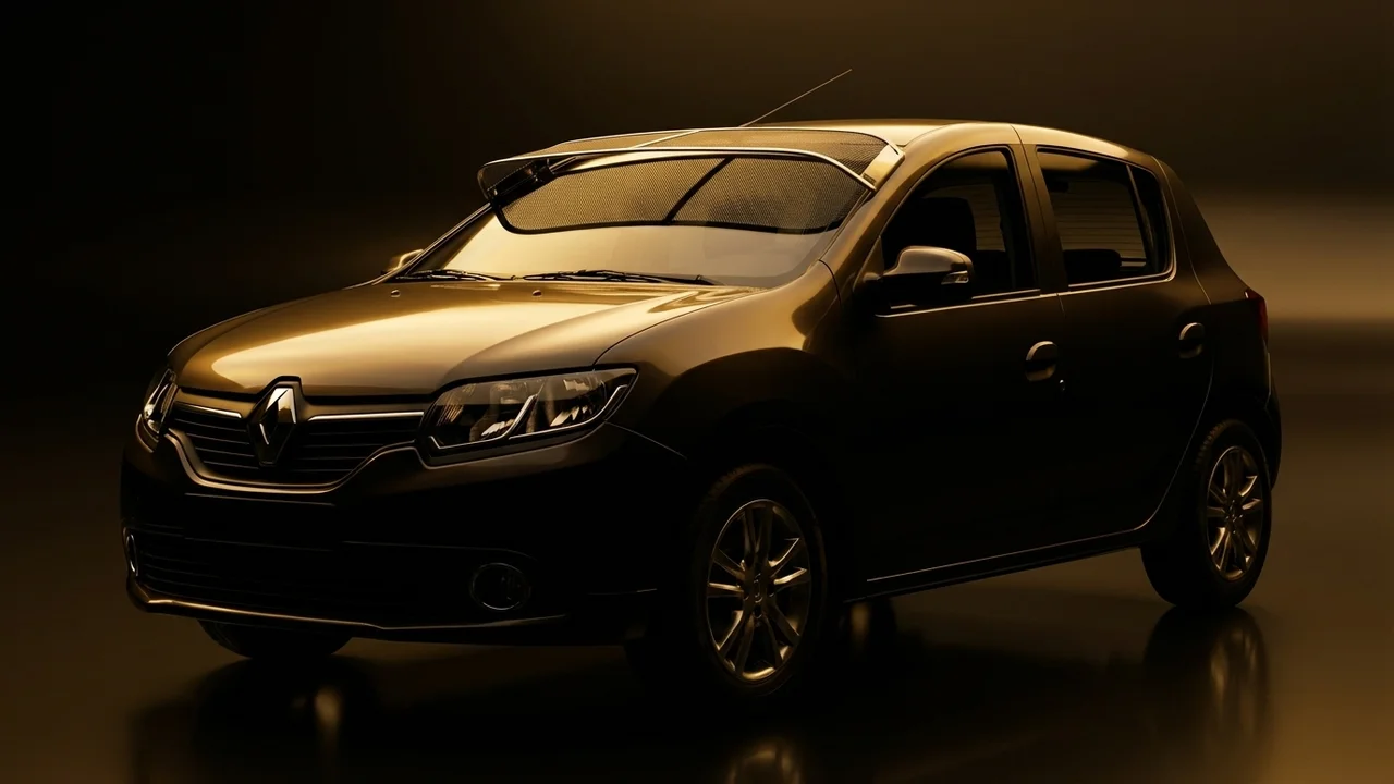 Renault Sandero Car Windscreen Sunvisor - 1